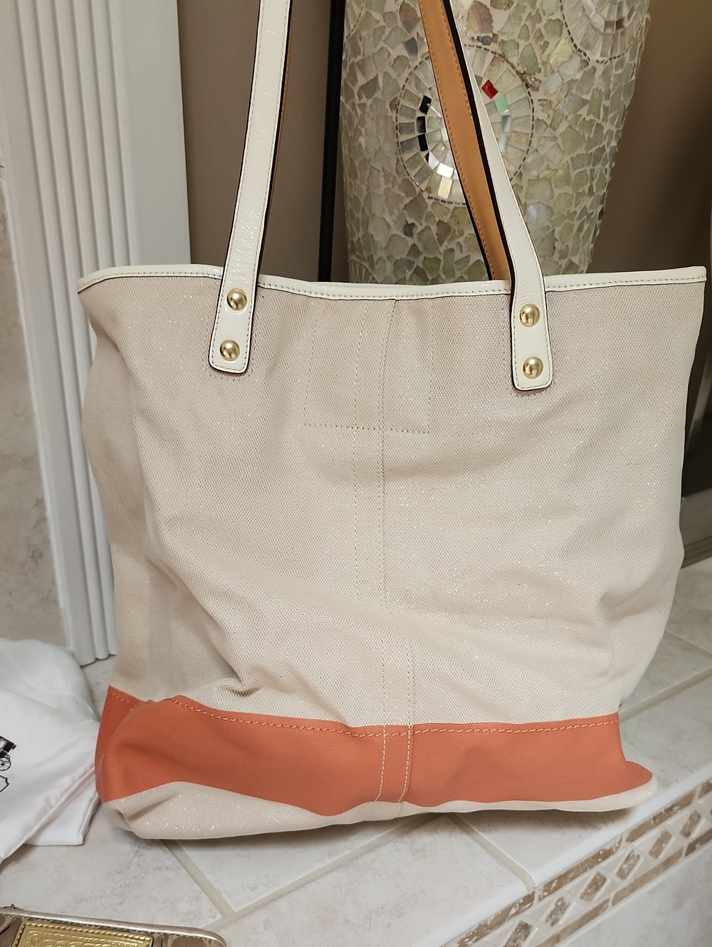 🧡💛 COACH BEACH TOTE & POPPY WALLET 💛🧡 - Picture 11 of 16